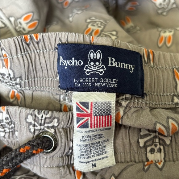 Psycho Bunny Gray Pants with Cartoon Accents - Picture 2 of 2